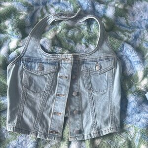 Universal Thread Light Blue Denim Top